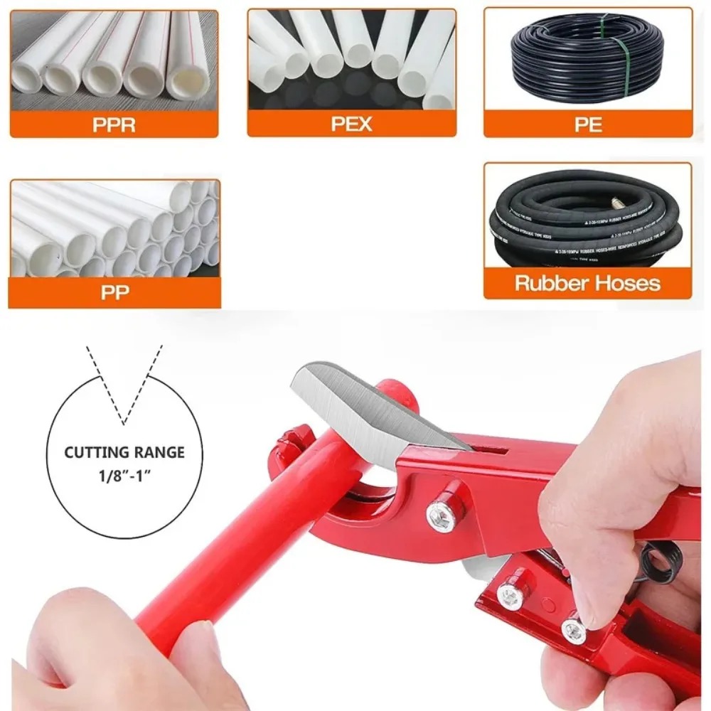PU/PP/PE/PPR ручные инструмент – обзор и цена Pipe Cutter Ratchet