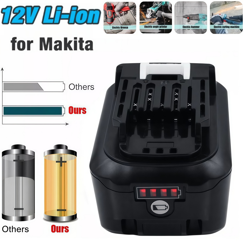 Литий-ионная аккумуляторная ба – обзор и цена Makita Drill Hp1640
